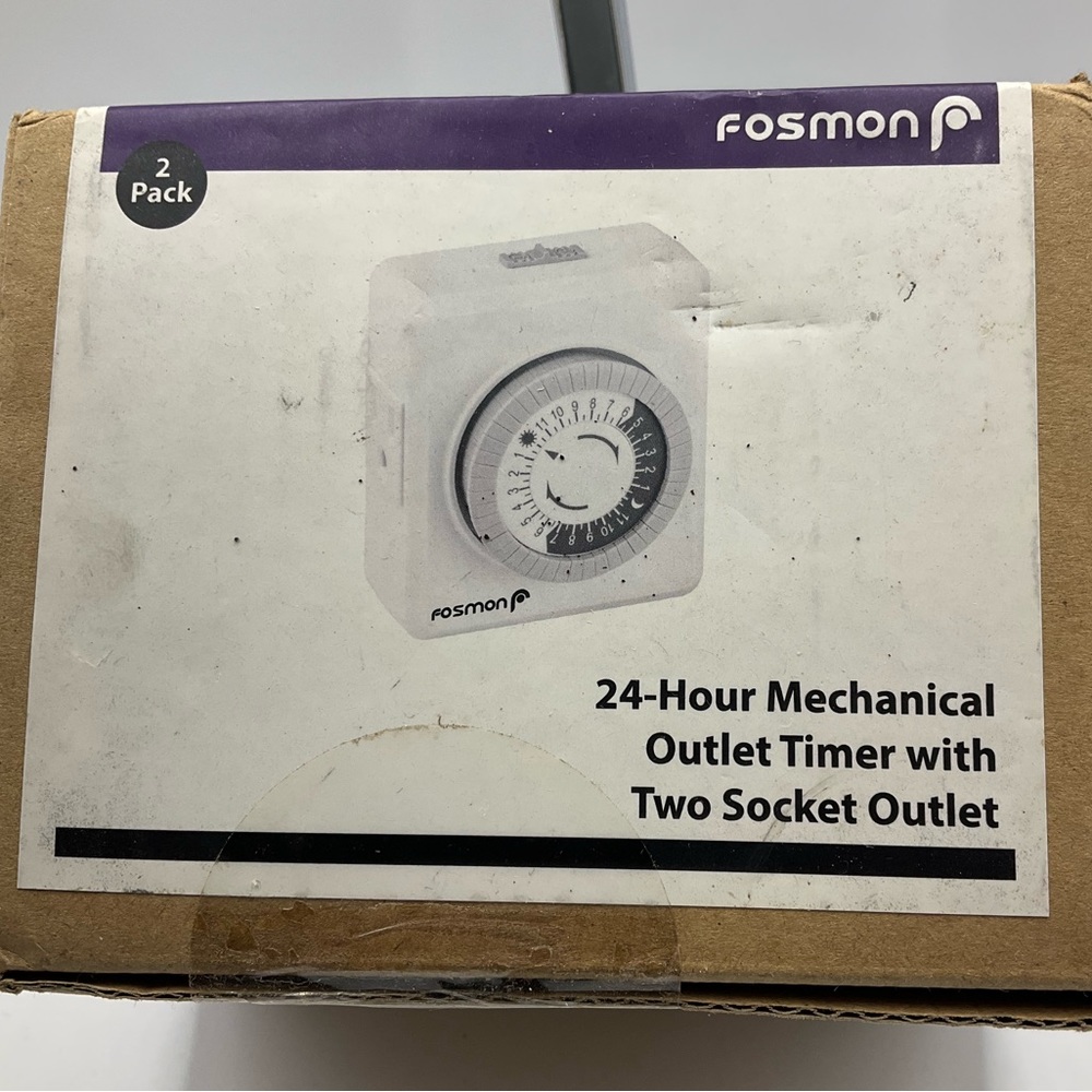 Lamp Timer - new 2 outlet - 24 hr
